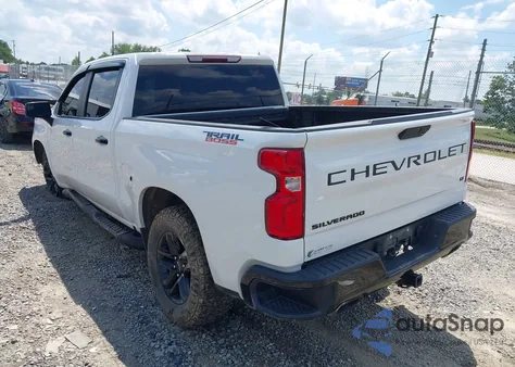 2020 Chevrolet Silverado 1500 4Wd Short Bed Lt Trail Boss из США, поврежденный, VIN 1GCPYFEL3LZ363891